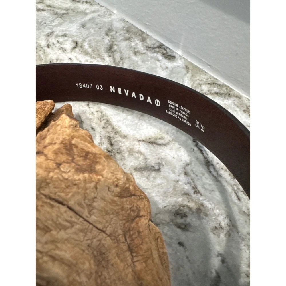 Men's Nevada full-grain genuine leather belt size‎ 34